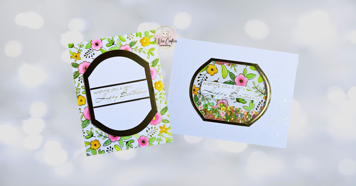 Same Press Plate to create 2 different cards