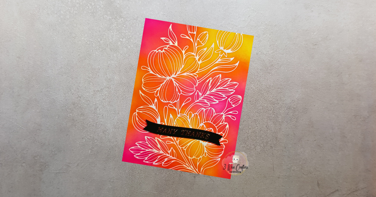 Spellbinders Glimmering Peonies – Part 1