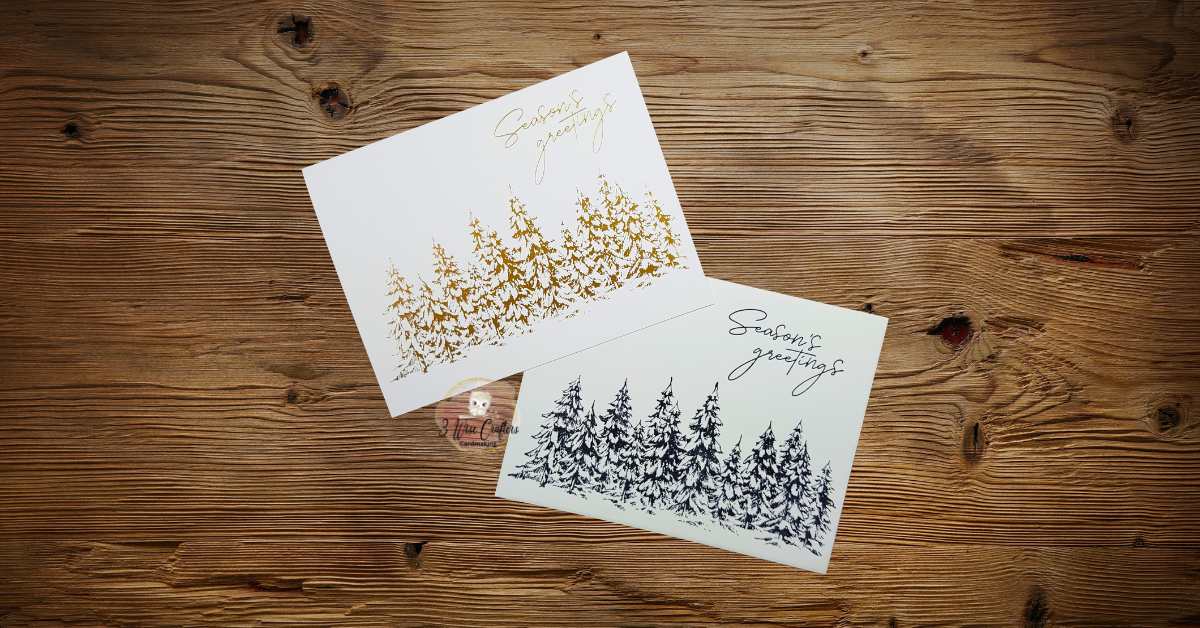 1 BetterPress Plate set 2 Ways: Monthly Holiday Card Series