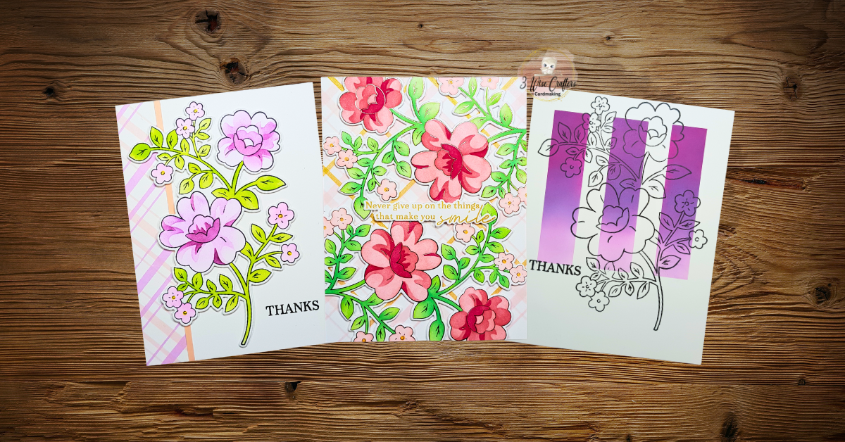 3 Different Card Ideas for Co-ordinating Products